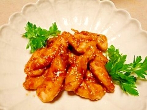 【中華ごま】鶏ササミで名古屋手羽先風